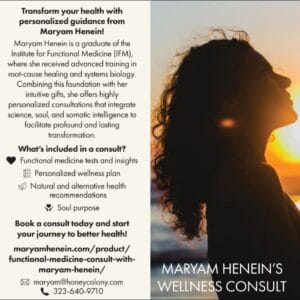 FUNCTIONAL MEDICINE CONSULT WITH MARYAM HENEIN